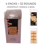 Scented Wax Rounds Citrus Grapefruit Orange Basil Essential Oil Koze Place Lot 4. Fixed Price $19.99.