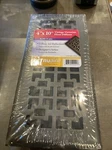 Tru Aire 4 In. H X 10 1-WAY Matte Black Steel Floor Diffuser Vent Cover. Fixed Price $14.99.