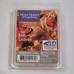 Better Homes & Gardens "crisp Fall Leaves" Pack Scented Wax Cubes 2.5OZ Limited. Fixed Price $5.95.