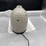 Candle Warmers Airome Gray Hobnail Ceramic Essential Oil Diffuser 6.5. Fixed Price $18.00.