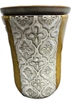Scentsy Wax Warmer, Moroccan Stencil Deluxe Full Size, Boho Earthy Design Euc. Fixed Price $22.84.