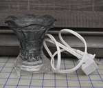 Electric Glass Oil Warmer EB-04 110V Aromatherapy Wax Melt Burner Lamp. Fixed Price $15.00.
