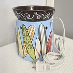 Scentsy Surfs Up Wax Warmer Surfboards Tropical Ocean Tiki Bar. Fixed Price $38.00.