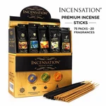 Incense Sticks Bulk Display Box 75 Packs, 20 Mixed Scents By Incensation. Fixed Price $49.94.