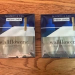 Bath & Body Works Fresh Linen Wallflowers Home Fragrance Refills 2-PACK- Boxes. Fixed Price $15.00.