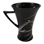HI5 Porcelain Coffee Mug Cup Black White Abstract Made England. Fixed Price $19.97.