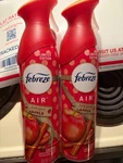 Febreze Air Limited Edition Fresh Spiced Apple Room Spray 8.8 Oz - Lot Of 2. Fixed Price $14.99.