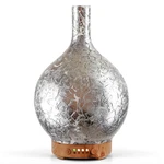 Silver Plated Essential Oil Diffuser Glass Aromatherapy Ultrasonic Humidifier.... Fixed Price $55.96.