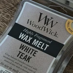4 Pack Woodwick Highly Fragranced White Teak Wax Melts 3 Oz. Fixed Price $35.00.