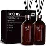Hetras Premium Reed Diffuser Set 16.9 Fl.oz. 2 Pack Hotel Wood - Luxurious .... Fixed Price $55.20.