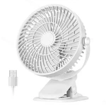 6" Usb Desk Clip On Fan Small Air Circulator Portable Cooling Camping Stroller. Fixed Price $11.99.