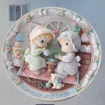 Precious Moments Pastel Friendship Wall Art Plate. Fixed Price $25.00.