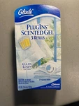 Glade Plugins Scented Gel Refills Pack Of 3 Clean Linen. Fixed Price $7.98.