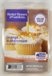 Better Homes & Gardens Scented Wax Cubes: Orange Buttercream Cupcake 5.0 Oz. Fixed Price $10.97.