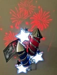 Bath & Body Fireworks Patriotic Wallflower Plug Diffuser Unit-projector. Fixed Price $43.00.