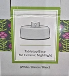 Scentsy Tabletop Base For Ceramic Nightlight White 39448 New In Box. Fixed Price $14.99.