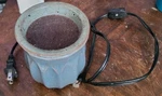 Intertek CCW-008 Blue Gray Ceramic Electric Candle Wax Warmer. Fixed Price $22.50.