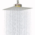 Nuodan High Pressure Rain Shower Head With Filtered - 10" All Metal Square. Fixed Price $56.94.
