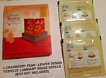 Febreze Flameless Luminary Shade Refills Cranberry Pear Leaves Design No Box. Fixed Price $24.77.