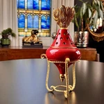 Vtg Lampe Berger 5431 "barroco" 1998 Mathias Fragrance Red Diffuser France. Fixed Price $1988.00.