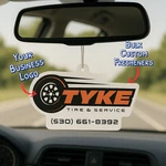 50PCS Bulk Custom Business Logo Air Freshener For Auto Tire Shop, Wholesale. Fixed Price $133.00.