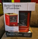 Better Homes And Garden Countdown To Christmas Fragrance Warmer Chalk Board Nib. Fixed Price $10.95.
