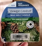 Lot Of Yankee Candle Balsam & Cedar Wax Melt Singles 0.8 Oz Fast Fragrance New. Fixed Price $24.99.