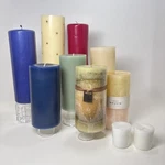 11 Piece Set With 8 Pillar Ans 3 Tea Light Home Decor. Fixed Price $75.00.