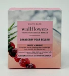 2 Bath Body Works Cranberry Pear Bellini Wallflower Fragrance Refill Bulb Scent. Fixed Price $12.99.