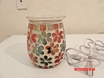 Intertek "mosaic" Plug "stained Glass" Wax/ Scented Oil Warmer Or Night Light. Fixed Price $40.00.