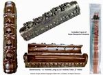 Bone Yard Human Skulls Coffin Box Stick Incense Burner #4920 By Nose Desserts. Fixed Price $19.99.
