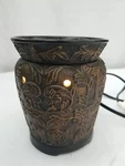Scentsy Bronze Vine Floral Full Size Wax Warmer, No Bulb. Fixed Price $12.00.