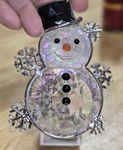 Bath & Body Works Iridescent Snowman Wallflower Nightlight Plug Control. Fixed Price $28.00.