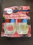 Febreze Plug Dual Air Freshener Refills - Cherries & Berries 2CT. Fixed Price $9.00.