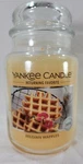 Yankee Candle Belgian Waffles Large Jar 22 Oz Yellow Housewarmer Golden. Fixed Price $32.97.