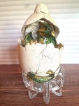 Hatching Dragon Egg Backflow Incense Burner W/ Color-changing Led Lights. Fixed Price $25.00.