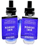 Bath Body Works Midnight Swim Wallflower Refill Bulbs 2 Pack Coastal Air Beach. Fixed Price $17.00.