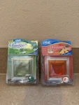 2 Glade Glass Scents Decorative Air Freshener Ferns & Blossoms Hawaiian Breeze. Fixed Price $15.99.