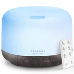 Asakuki Essential Oil Diffuser 500ML, Ultrasonic 2 Piece Set, Brown. Fixed Price $42.42.