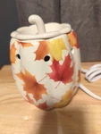 Rimports Autumn Leaves Pumpkin Shape Fall Wax Warmer Lamp Thanksgiving Plugin. Fixed Price $22.50.
