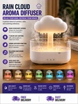 Ausha Rain Cloud Humidifier Aroma Diffuser Led Night Light Usb Air Mist Maker. Fixed Price $49.00.