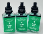 3 Bath & Body Works Island Reef Wallflower Fragrance Refill Bulb Plug In Lot. Fixed Price $19.99.