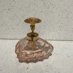 Vintage Parfum Perfume Pink Glass Or Crystal Bottle With Top/lid. Fixed Price $10.99.