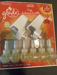 Glade Plugins Cozy Autumn Cuddle 2 Warmers & 6 Refills Sealed Pumpkin Spice. Fixed Price $50.40.