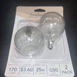 Scentsationals 25 Watt Wax Warmer Bulbs Pack G50 Base Candelabra 170 Lumens. Fixed Price $7.99.