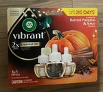 Air Wick Essential Oils Harvest Pumpkin & Spice Scented 3 Refills. Fixed Price $10.99.