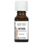 Aura Cacia Pure Vetiver Essential Oil 0.5 Oz Grounding Aromatherapy. Fixed Price $25.09.