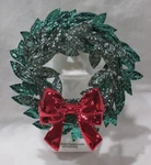 Bath & Body Works Wallflower Fragrance Plug Christmas Shiny Green Wreath Bow. Fixed Price $38.02.