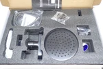 Heyalan Oil Rubbed Bronze Exposed Pipe Shower System 8 Inch Rainfall Head. Fixed Price $79.99.