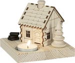 Traditional Incense House With Base For Tealight 11.5X11.5X10CM. Fixed Price $74.44.